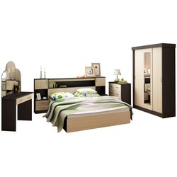 Dormitor Marcel Prod Basia Combi (Wenge/Birch)