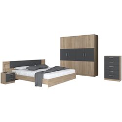 Dormitor Marcel Prod Betty (Sonoma Oak/Graphite)