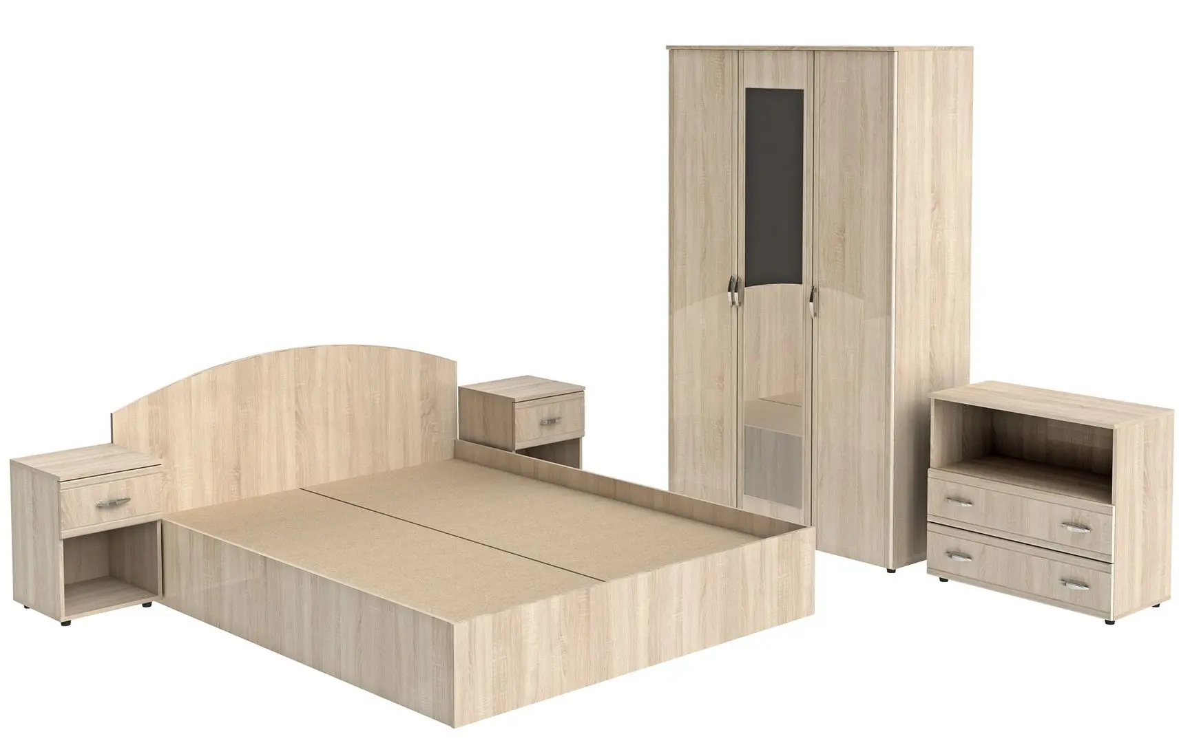 Спальня Marcel Prod Florin (Sonoma Oak)