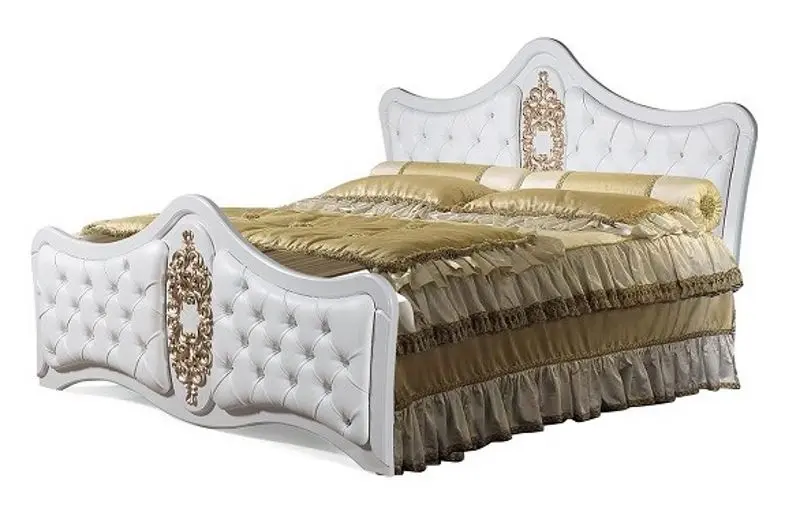 Dormitor Marcel Prod Iskushenie (White/Golden)