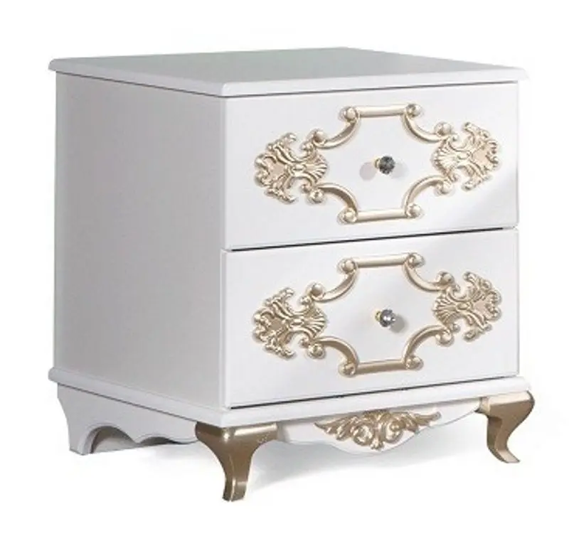 Dormitor Marcel Prod Iskushenie (White/Golden)