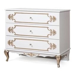 Dormitor Marcel Prod Iskushenie (White/Golden) Thumb