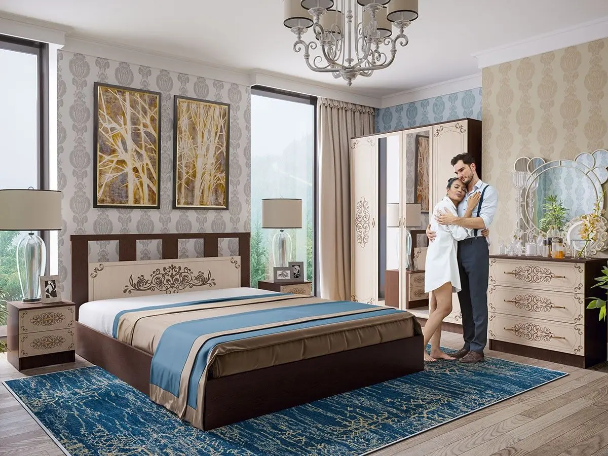 Спальня Marcel Prod Jasmin (Wenge/Birch)