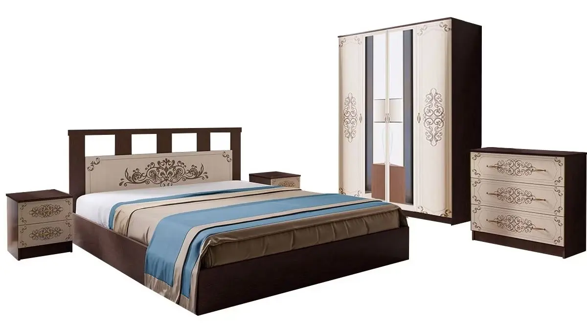 Спальня Marcel Prod Jasmin (Wenge/Birch)