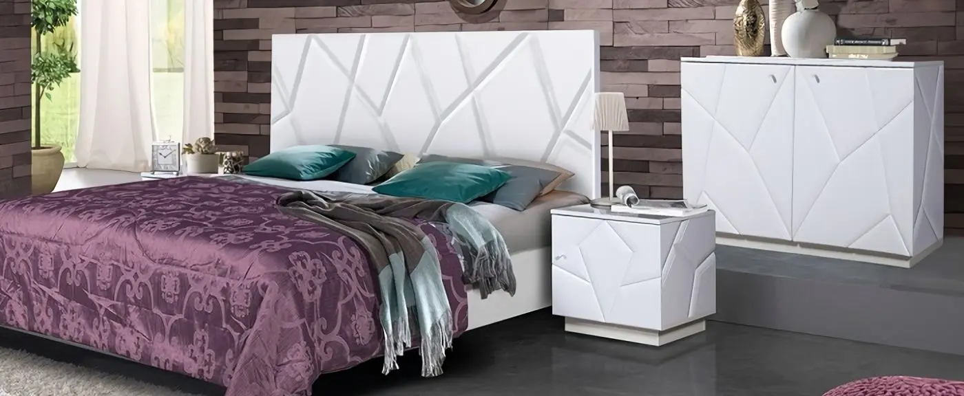 Спальня Marcel Prod Kenzo P160 (White Gloss)