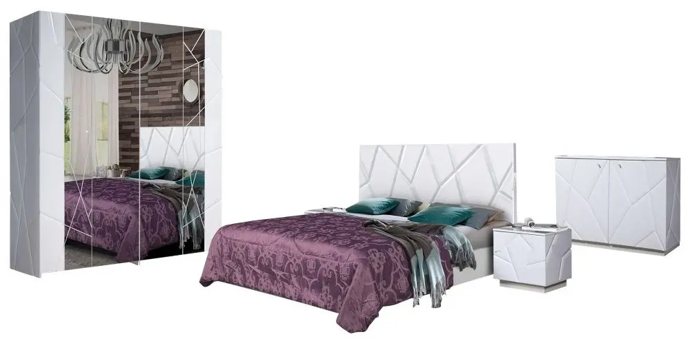 Спальня Marcel Prod Kenzo P160 (White Gloss)