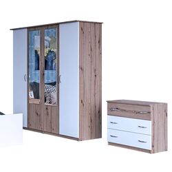 Спальня Marcel Prod Kim Nova RO (Craft Oak Golden/White) Thumb