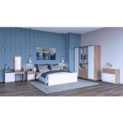 Спальня Marcel Prod Kim Nova RO (Craft Oak Golden/White) Thumb