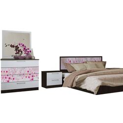 Спальня Marcel Prod Lazurit 1 (Wenge/White/Photoprint) Thumb