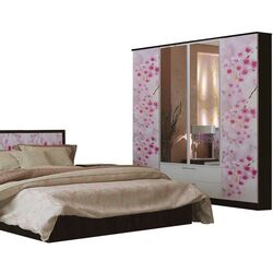 Спальня Marcel Prod Lazurit 1 (Wenge/White/Photoprint) Thumb