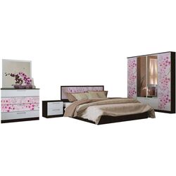 Спальня Marcel Prod Lazurit 1 (Wenge/White/Photoprint)