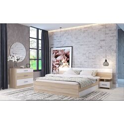 Dormitor Marcel Prod Lesi (White/Sonoma Oak) Thumb