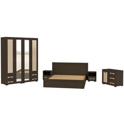 Dormitor Marcel Prod Palermo (Wenge/Birch)