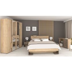 Dormitor Marcel Prod Roxy II (Sonoma Oak/Sonoma Oak Truffle) Thumb