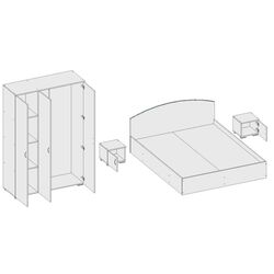 Dormitor Marcel Prod Siesta (Cherry/Birch) Thumb