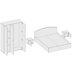 Dormitor Marcel Prod Siesta (Sonoma Oak) Thumb