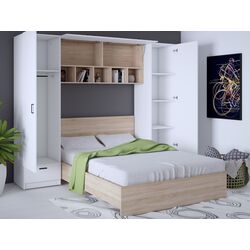 Dormitor Marcel Prod Teo (White/Sonoma Oak) Thumb