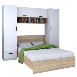 Dormitor Marcel Prod Teo (White/Sonoma Oak)