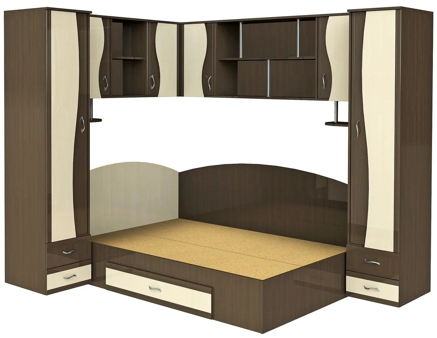 Dormitor Marcel Prod Tineret Colt S (Wenge/Birch)