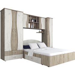 Dormitor Marcel Prod Tineret CU D2 (Craft Oak Gray/Craft Oak White) Thumb