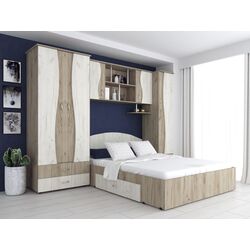 Dormitor Marcel Prod Tineret CU D2 (Craft Oak Gray/Craft Oak White)