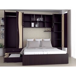 Dormitor Marcel Prod Tineret CU D2 (Wenge/Birch) Thumb