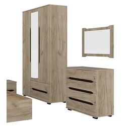 Dormitor Marcel Prod Valencia 3U (Craft Oak Gray) Thumb