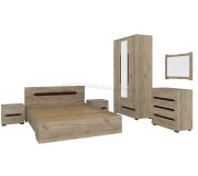 Спальня Marcel Prod Valencia 3U (Craft Oak Gray)