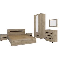 Dormitor Marcel Prod Valencia 3U (Craft Oak Gray)
