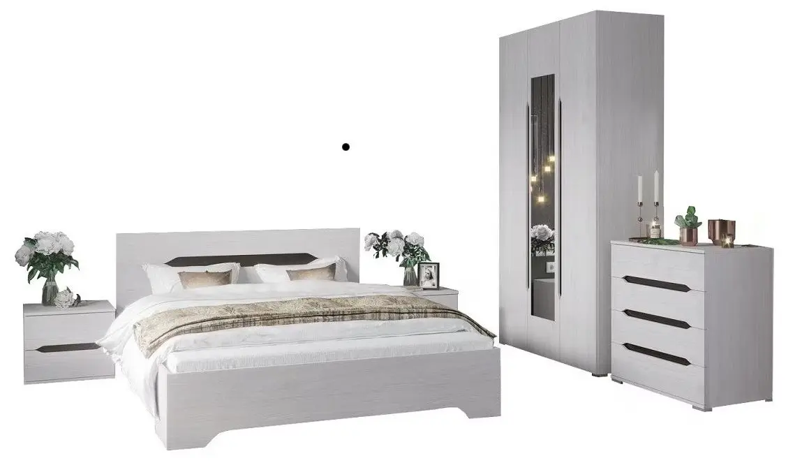 Dormitor Marcel Prod Valencia 3U (Craft Oak White)