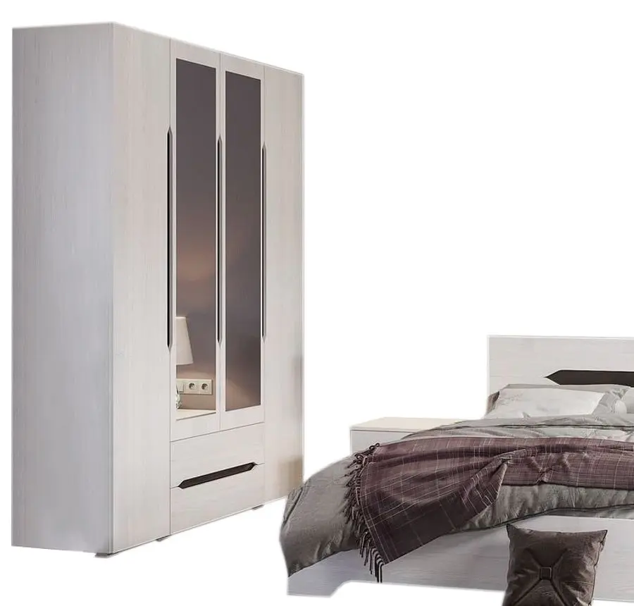 Dormitor Marcel Prod Valencia 4U (Craft Oak White)