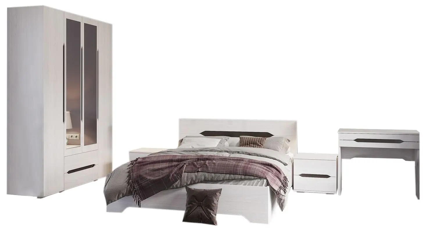 Dormitor Marcel Prod Valencia 4U (Craft Oak White)