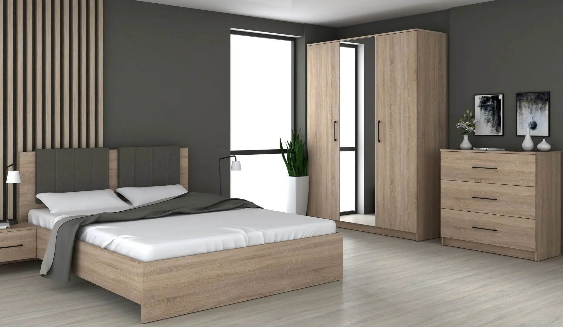 Dormitor Marcel Prod Vera RO (Sonoma Oak)