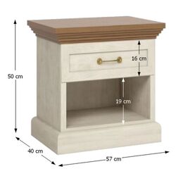 Dormitor Tempo Kondela Royal (Northern Pine/Wild Oak) Thumb