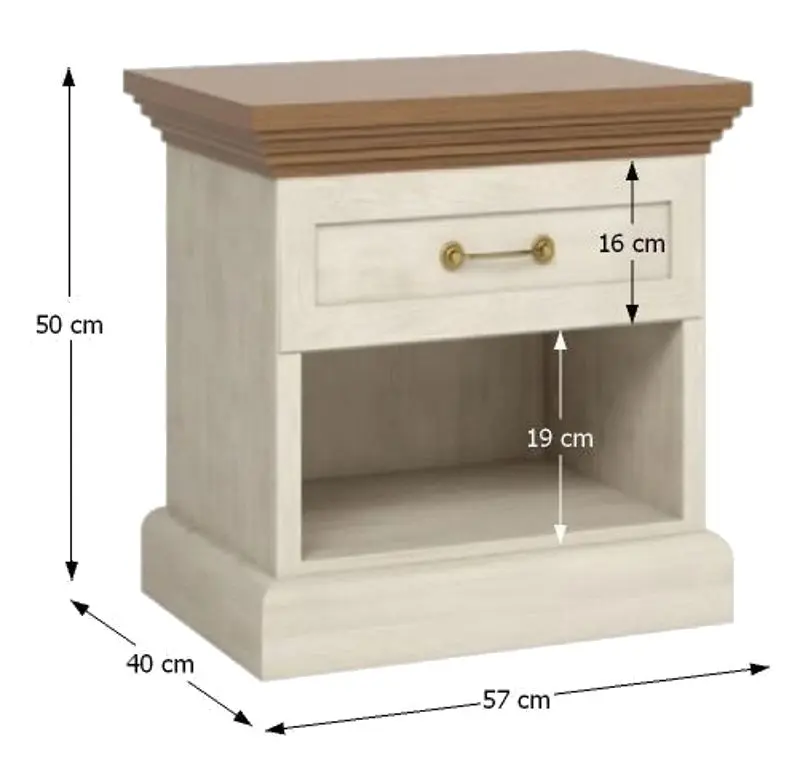 Dormitor Tempo Kondela Royal (Northern Pine/Wild Oak)