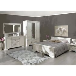 Dormitor Yasen Kentuki 1600 + KOM1S + KOM2D4S + SZF5D2S (Alpine White)