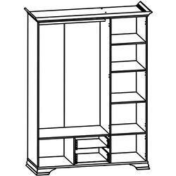 Спальня Yasen Кентуки 1600 + KOM1S + SZF5D2S (Альпийский Белый) Thumb