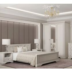 Dormitor Yasen White 1600 1S + 3D2S (Silver Pine)