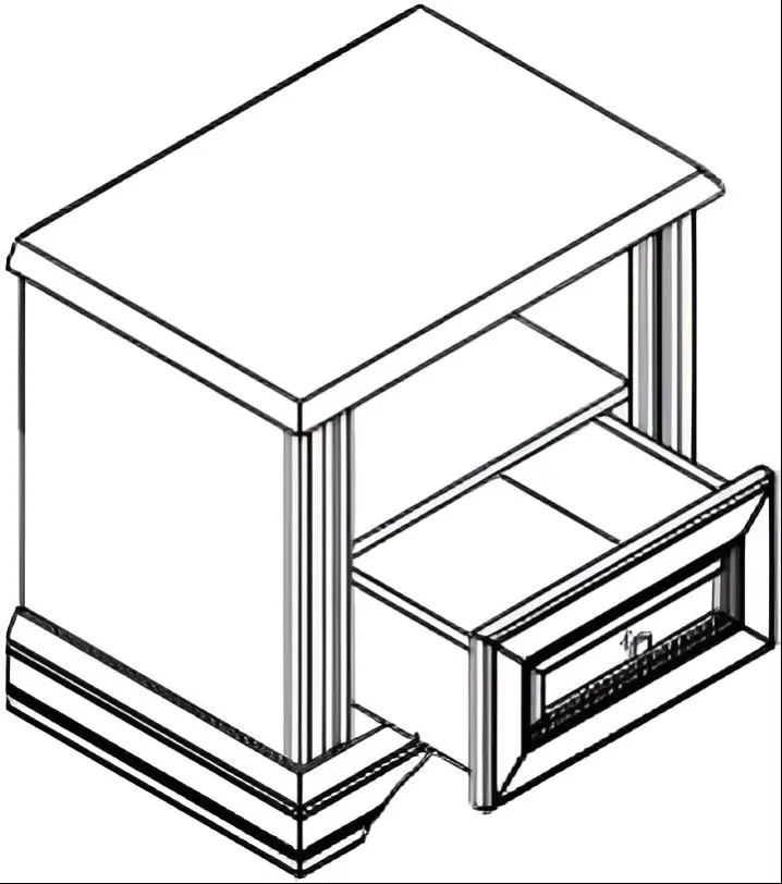 Спальня Yasen Вайт 1600 1S + 3D2S (Серебряная Сосна)