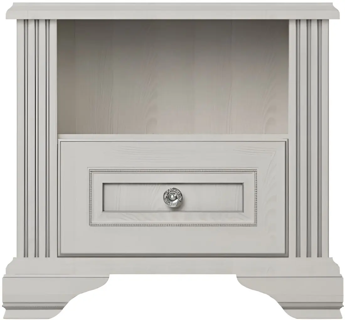 Спальня Yasen Вайт 1600 1S + 4S 90 + 3D2S (Серебряная Сосна)