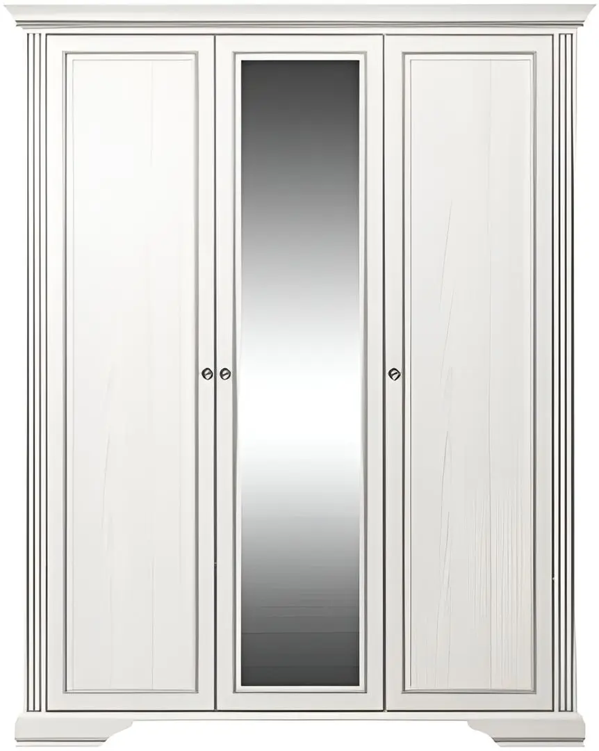 Спальня Yasen Вайт 1600 1S + 4S 90 + 3D2S (Серебряная Сосна)