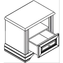 Спальня Yasen Вайт 1600 1S + 4S 90 + 3D2S (Серебряная Сосна) Thumb
