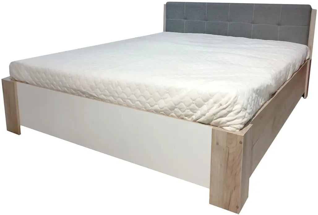 Dormitor Yasen Venera N 2 noptiere (Craft Gray Oak/White)