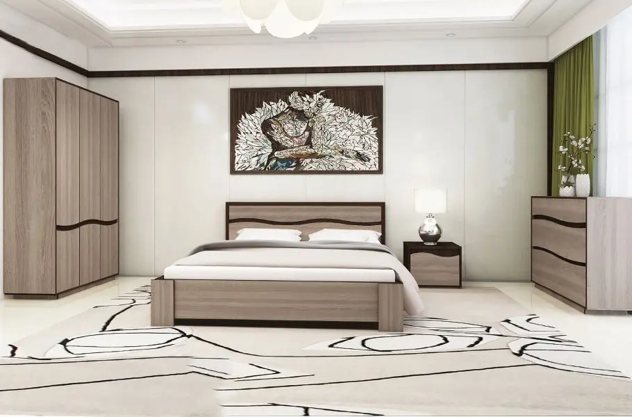 Dormitor Yasen Jeneva 1600 (Sonoma Oak Truffle/Wenge Magic)