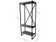 Sistem depozitare Fabulous Metal Coat Stand (Anthracite/Black)