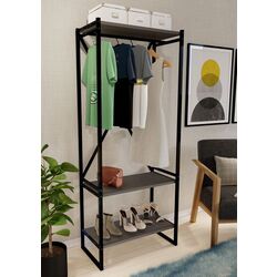 Sistem depozitare Fabulous Metal Coat Stand (Anthracite/Black) Thumb