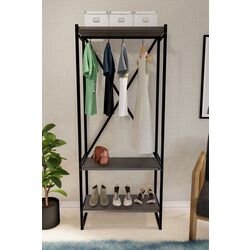 Sistem depozitare Fabulous Metal Coat Stand (Anthracite/Black) Thumb