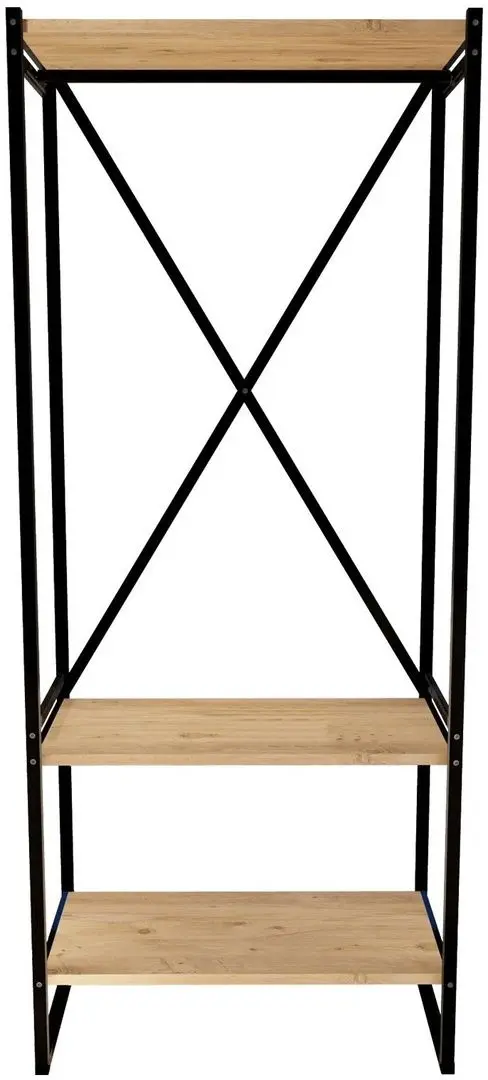 Sistem depozitare Fabulous Metal Coat Stand (Pine/Black)