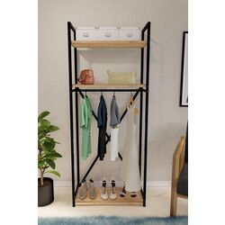Sistem depozitare Fabulous Metal Coat Stand (Pine/Black) Thumb