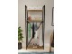 Sistem depozitare Fabulous Metal Coat Stand (Walnut/Black)